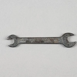 Vintage Select Steel Open End Wrench 3/8 7/16 Inch Forged in USA Mechanic Rustic - Picture 1 of 5