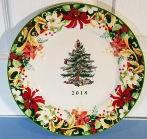 Spode 2018 Annual Christmas Tree Collector's Plate 8 inch NEW 1667228 - Picture 1 of 8