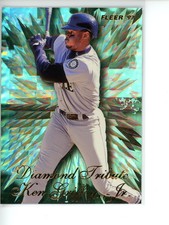 Ken Griffey Jr. Mariners 1997 Fleer Tradition Diamond Tribute 1:288 Case Hit!
