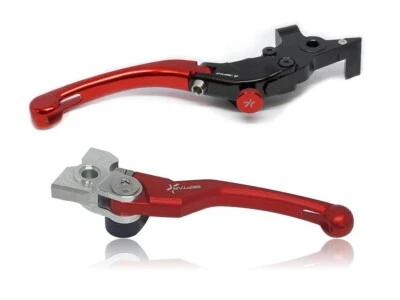 Set Palancas Ajustable TM Racing Smm SMR Smx Motard De 125A 530 Rojo 2010-2024 - Imagen 1 de 3