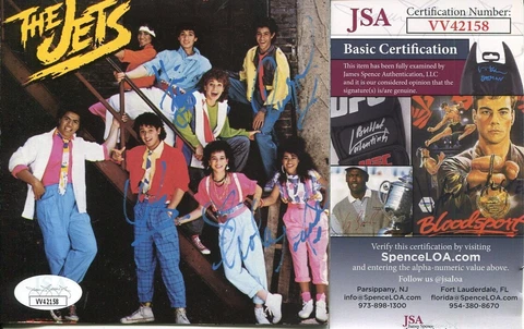 The Jets Band Crush on You Got It All Wolfgramm Signed Autograph CD Photo JSA Cover