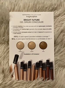 SEPHORA COLLECTION Bright Future Gel Serum Concealer (Sampler Trio) NEW Sealed - Picture 1 of 2