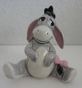 VINTAGE DISNEY WINNIE THE POOH EEYORE CERAMIC PORCELAIN FIGURINE JAPAN - Picture 1 of 1