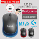 Logitec h M185 Wireless Optical Mouse + USB Receiver Fit Compact PC Laptop Mouse