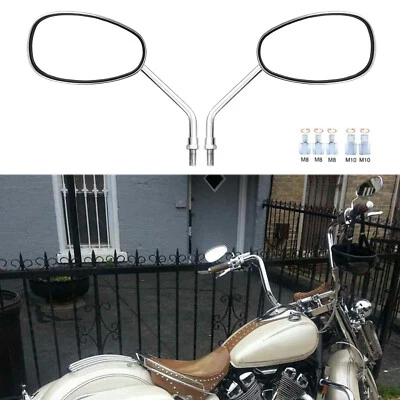 适用于雅马哈 Royal Star XVZ1300 Venture 铬摩托车后视侧镜 — 第 1/4 张图片