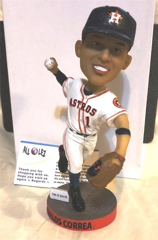 2018 QUAD CITIES RIVER BANDITS CARLOS CORREA SGA BOBBLEHEAD ASTROS ~ NIB Cover