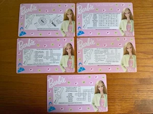 Kinnerton Confectionery Trade Cards: Barbie Activity Cards Full Set ..... - Bild 1 von 1