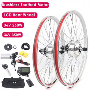 Kit conversione bici elettrica ruota posteriore 26/28" 36V ebike kit conversione IT - Foto 1 di 36