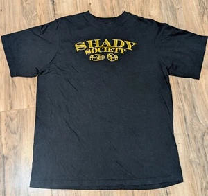 Shady LTD Y2K Eminem T-Shirt Größe Herren XXL Shady Society Schwarz Oversized Tee - Bild 1 von 3