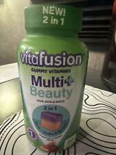 Vitafusion Multivitamin Plus Beauty – 2-in-1 Benefits – Adult Gummy with Hair...