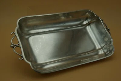 BANDEJA RECTANGULAR PEQUEÑA CHRISTOFLE GALLIA PLATEADA ART DECO FRANCIA y.1935 Foto 1 de 4