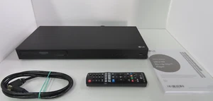 LG UBK90 Ultra HD 4K Blu-ray-Player - HDR Dolby - Vision - Dolby Atmos - Schwarz - Imagen 1 de 4