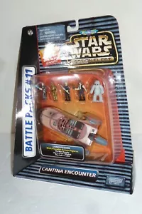Star Wars Micro Machines Landspeeder CANTINA MEETING Battle Pack #11 1997 NOC! - Bild 1 von 6