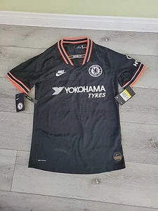 Authentic Nike Stadium Third Chelsea FC 19/20 Soccer Jersey in Black Size Small - Picture 1 of 6