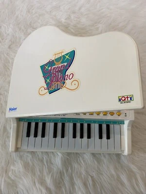 Vintage Electronic Touch 'N Play Mini White Grand Piano Keyboard Toy - Image 1 of 4