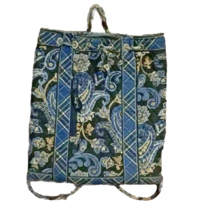 Vera Bradley Retired Windsor Drawstring Cinch Backpack - Picture 1 of 4