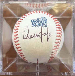 Aaron Judge Signed 2024 World Series Logo Baseball - Beckett LOA #AE14862 - Picture 1 of 3