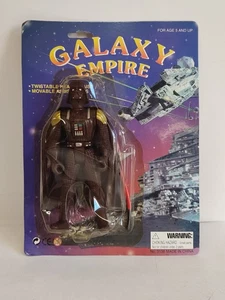 Vintage Galaxy Empire Darth Vader Action Figure Star Wars Bootleg Sealed on Card - Picture 1 of 6