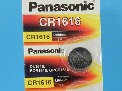 BATERIA PANASONIC CR1616 LÍTIO 3V 1 peça - Imagem 1 de 2