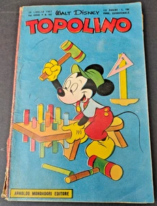 TOPOLINO LIBRETTO n. 167 anno 1957 Walt Disney originale - Foto 1 di 4