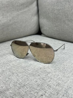  DIOR STELLAIRE 3 010SQ SILVER SUNGLASSES AUTHENTIC FRAME 65-01   - Image 1 of 4