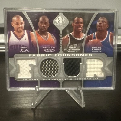 2009-10 SP Game Used Fabric Foursomes Robinson O'Neal Hill Ewing  /199  - Image 1 of 3