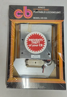 KRACO Citizens Band (CB) Portable Lockmount Model KS-135 · In Original Package - Image 1 of 4
