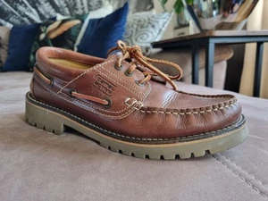 Camel Active Portland Halbschuhe Mokassin segelschuhe Leder Braun Loafer Gr 6/39 - Bild 1 von 14