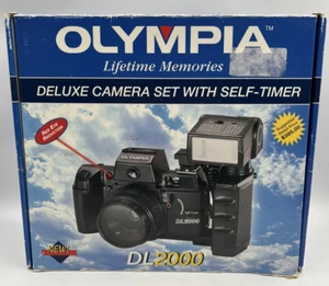 Vintage Olympia DL2000 35mm Camera w/ Flash & Box – Complete Set - Picture 1 of 7