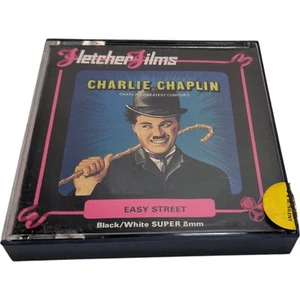 CHAPLINS GREATEST COMEDIES | EASY STREET | 200ft SUPER 8 BW SILENT - Bild 1 von 6