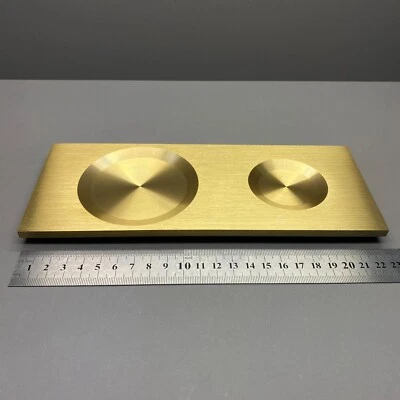 Buster + Punch SECONDS Machined Tray Steel or Brass - Image 1 of 2