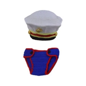 Baby Photo Costume Hat & Jumpsuits Newborns Shower Photo Clothes Posing Outfits - Picture 1 of 8