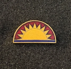 US Army 41st Division Patch Type PB Pinback NHM DUI DI Insignia Crest Pin - Picture 1 of 4