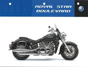 Motorcycle Brochure - Yamaha - Road Star Boulevard - 2001 (DC469) - Bild 1 von 1