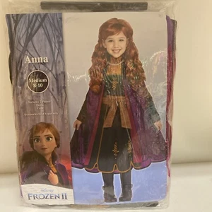 Child Disney Frozen II ANNA Deluxe COSTUME M 8-10 NEW Dress & Cape GIRLS - Picture 1 of 5