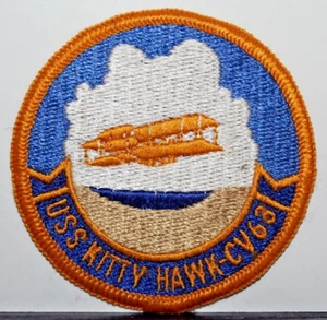 US Navy USS Kitty Hawk CV-63 Full Colored Insignia Badge Emblem Patch - Picture 1 of 2