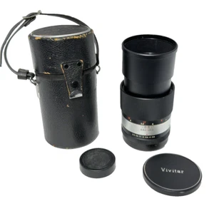 Vintage Vivitar Auto Telephoto 135mm 1:2.8 Lens m42 mount w/hard case - Picture 1 of 11
