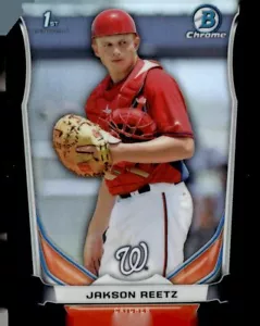 2014 Bowman Cromo Nero Rifrattore Jakson Reetz Scheda #CDP65 Seriale #17/75 - Foto 1 di 2
