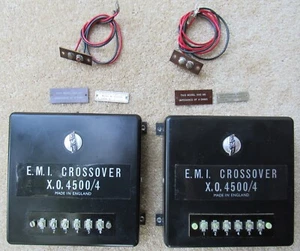 EMI DLS 529 XO. 4500/4 Pair Of Crossovers Original Speaker Parts Working England - Picture 1 of 13