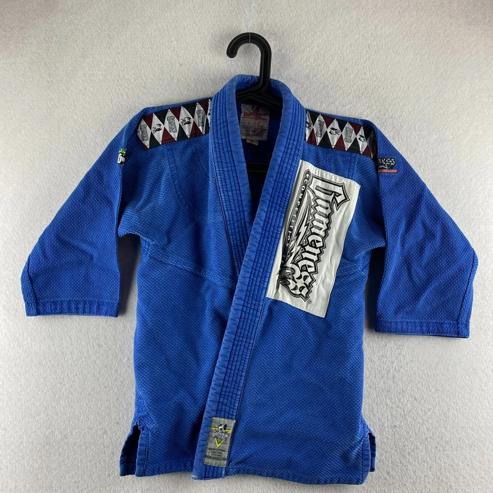 Chaqueta BJJ Gameness Gi 0 Azul Niños Equipo de Competición Jiu-Jitsu Rendimiento Juvenil  Foto 1 de 4