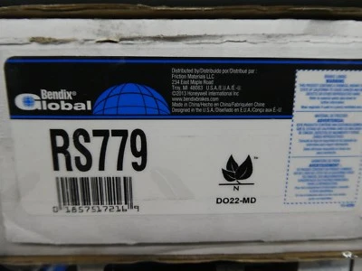 ZAPATOS DE FRENO TRASEROS BENDIX GLOBAL NUEVOS RS779 / 779 PARA 02-04 NISSAN SENTRA Foto 1 de 2
