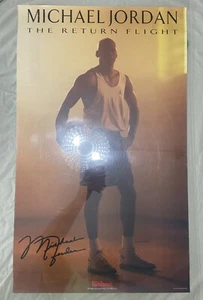 1995 Wilson Sporting Goods Poster The Return Flight Michael Jordan Chicago Bulls - Picture 1 of 6