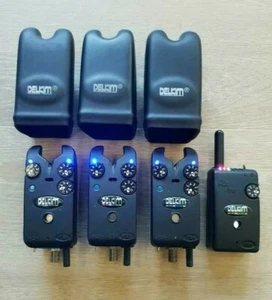 3+1 - Delkim Txi Plus indicador de mordedura azul conjunto inalámbrico alarmas por morde pesca de carpa pesca - Imagen 1 de 12