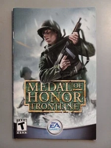 MEDAL of HONOR FRONTLINE - Playstation 2 PS2 Authentic Manual Only - Picture 1 of 15