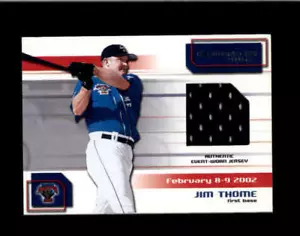 JERSEY JIM THOME 2002 DONRUSS BIG LEAGUE CHALLENGE EVENTO USADO RELIQUIA BD2113 - Imagen 1 de 1