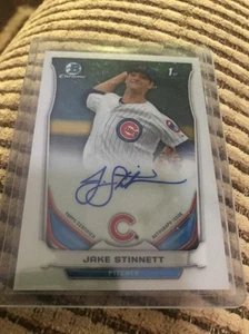 2014 Bowman Chrome Jake Stinnett Autograph AUTO Rookie Card RC - Picture 1 of 3