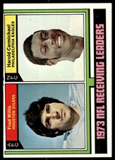 1974 TOPPS FRED WILLIS/HAROLD CARMICHAEL HOUSTON OILERS/PHILADELPHIA EAGLES #330