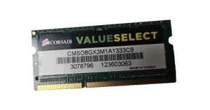 Corsair Value Select SODIMM 8GB (1x8GB) DDR3 1333MHz - CMSO8GX3M1A1333C9 - Picture 1 of 2
