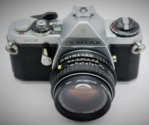 Pentax ME SE Brown 35mm SLR Film Camera Kit + 50mm f/2 Lens – Tested & Working - Picture 1 of 21