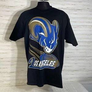 Camisa de fútbol Shaka Wear Super Max pesada LOS ANGELES RAMS 2XL negra dorada azul - Imagen 1 de 7